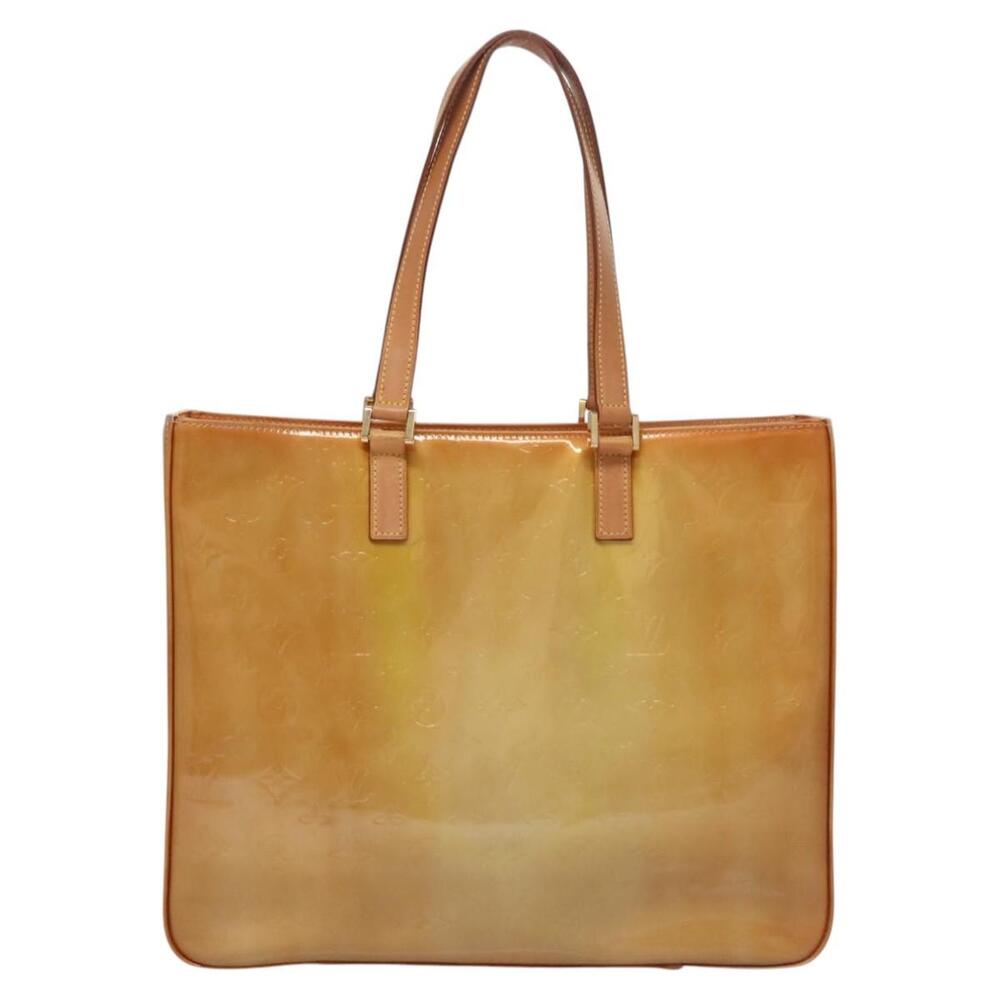 LOUIS VUITTON Monogram Vernis Columbus Tote Bag Beige M91023 - Picture 2 of 16
